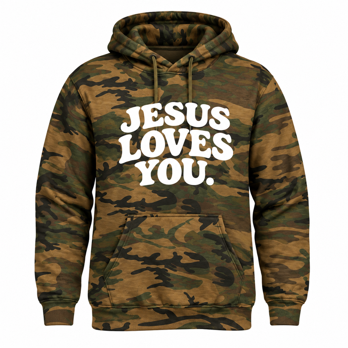 Camo Jesus- Hoodie