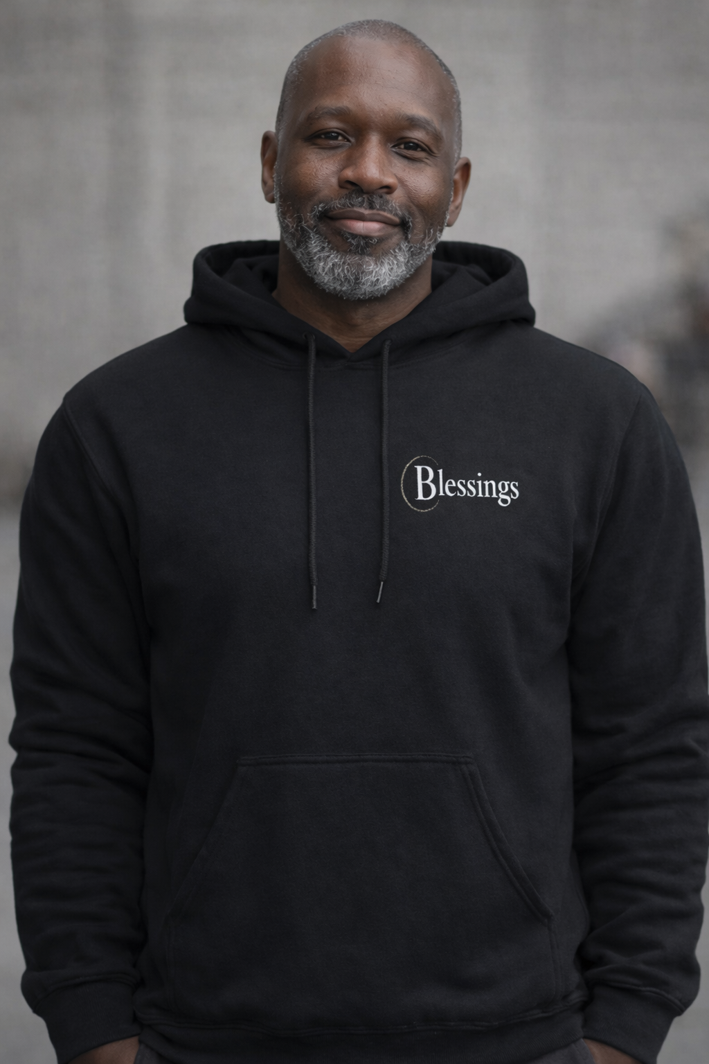 Blessings Blk with white