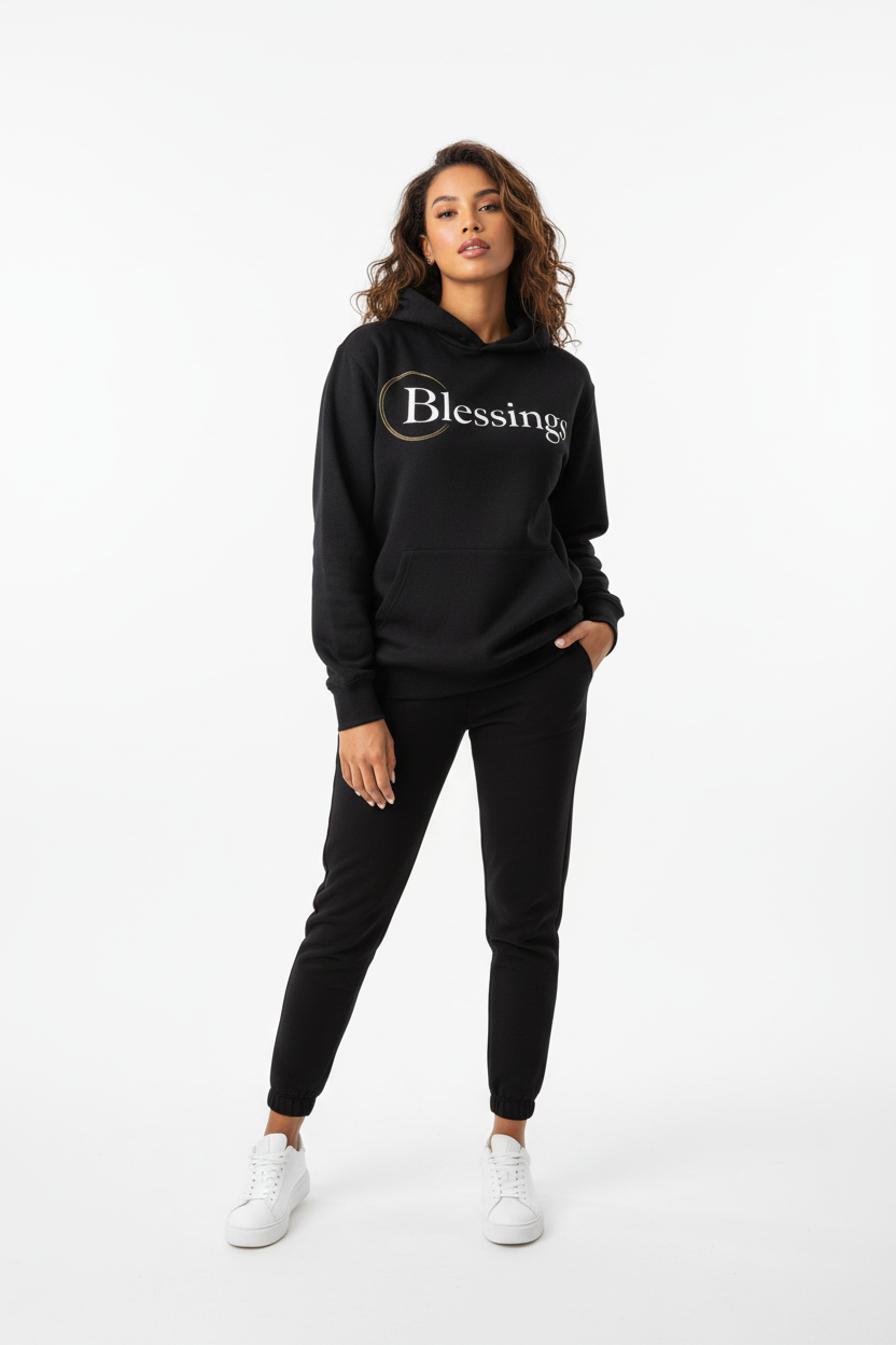 Female - Black Hoodie Studio